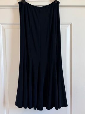 Joseph Ribkoff Elegant Black A-Line Skirt